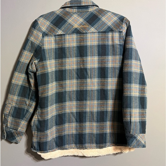 Legendary Whitetail lined flannel jacket with front pockets size medium - Picture 2 of 8